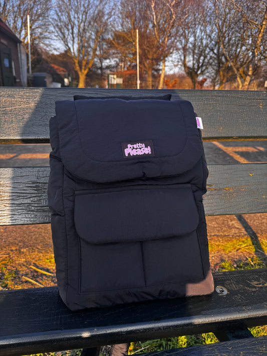 Puffer Pal Backpack Black