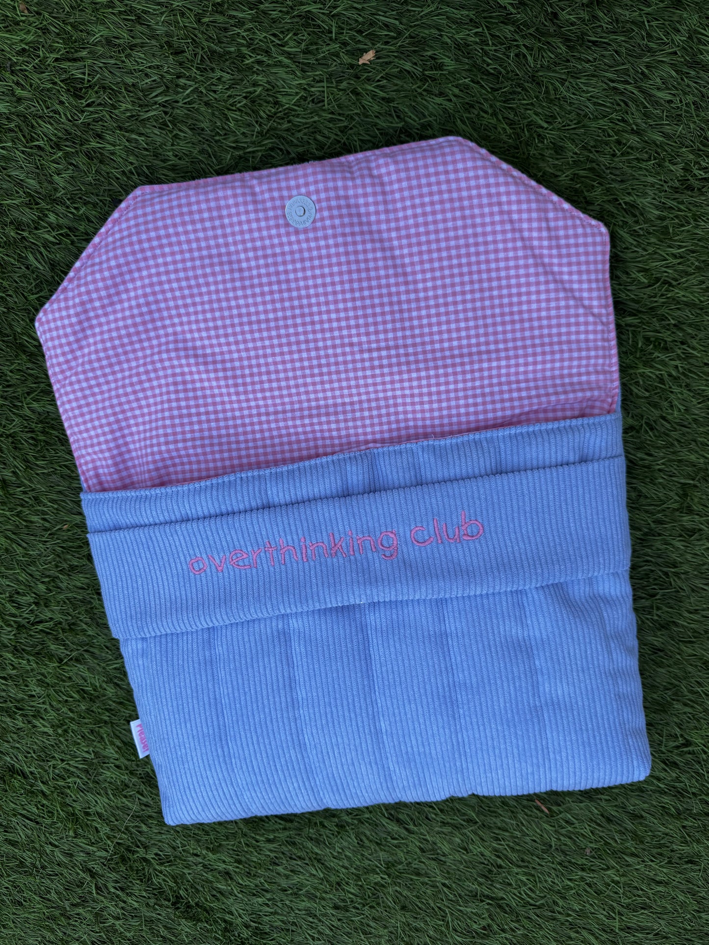 Puffy Case Corduroy Blue