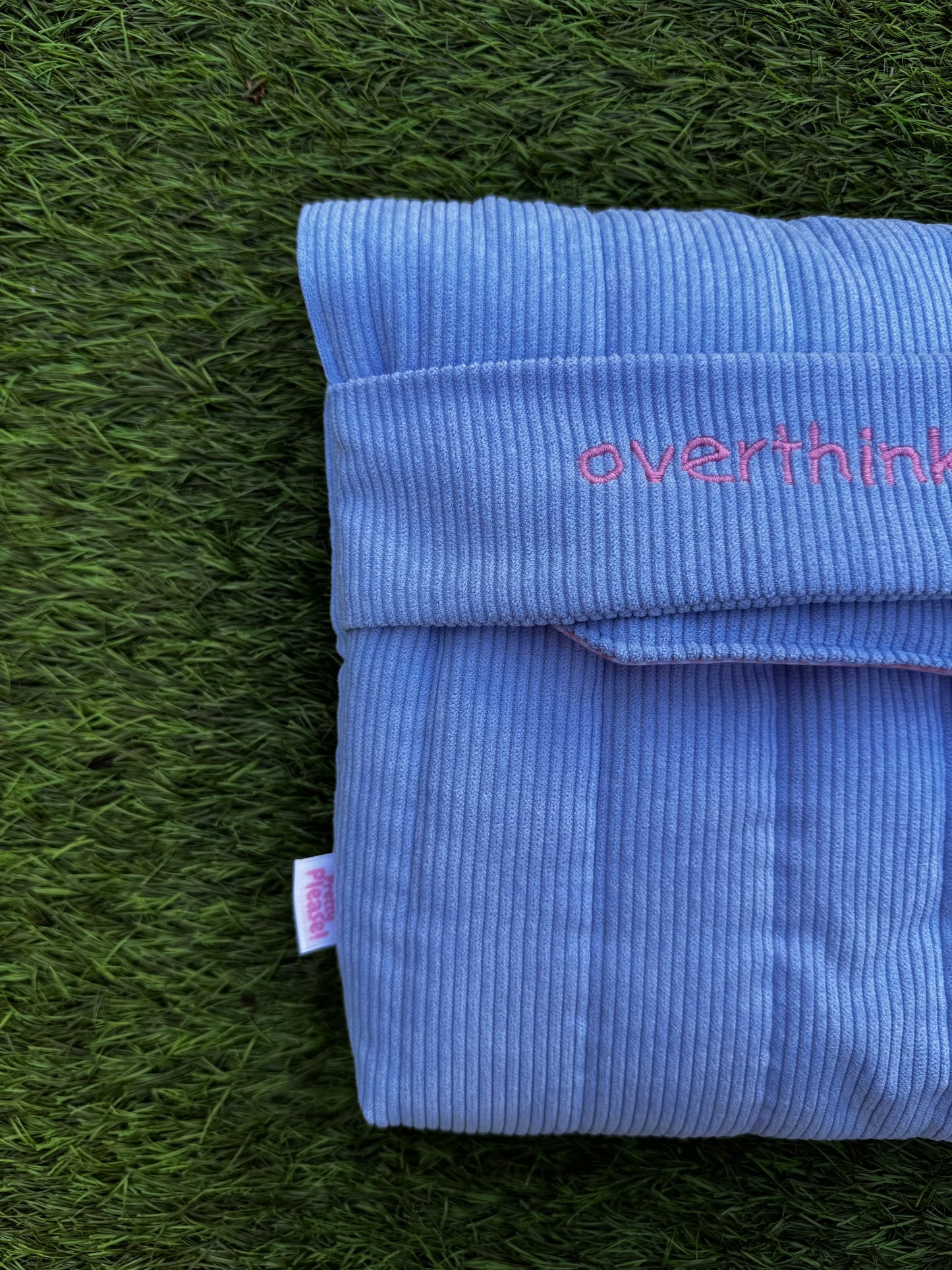 Puffy Case Corduroy Blue